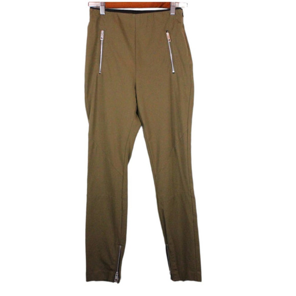 RAG & BONE Collier High-Rise Pants in Olive Green Women’s Size 6 - Picture 2 of 12